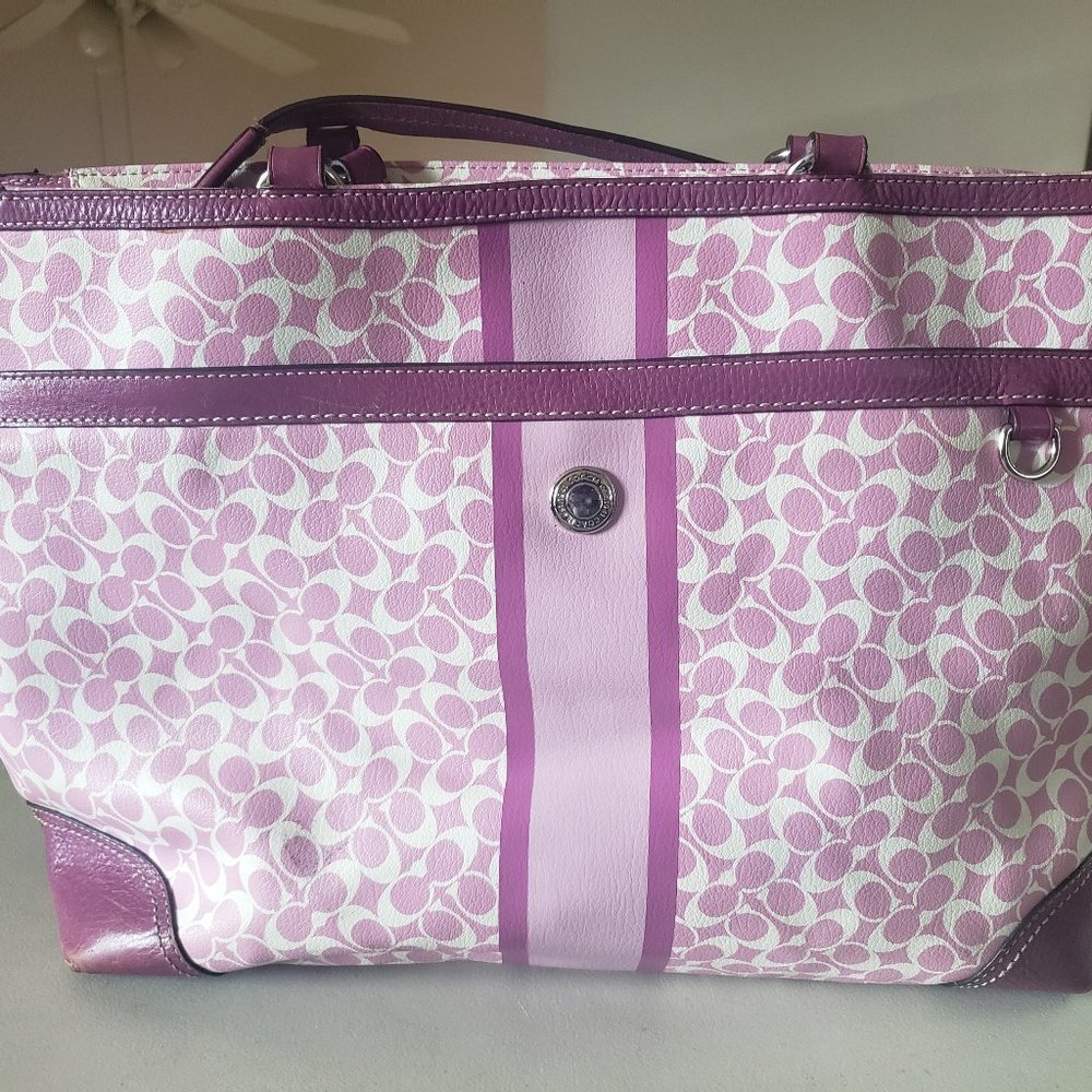 Coach Chelsea Heritage Stripe (Tote/Diaper Bag) (# L1082-F15134)